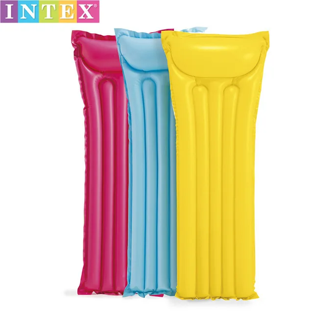 INTEX 59703 Adults inflatable beach mattress Air Mat Water Swim Pool Lake Raft Tube Flotation