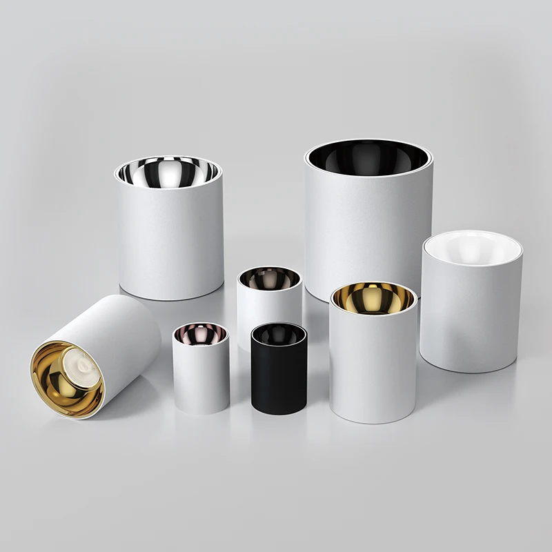 China Wholesale White Black Waterproof IP54 DALI Dimmable Spot Down Light COB Surface Mounted LED Downlight