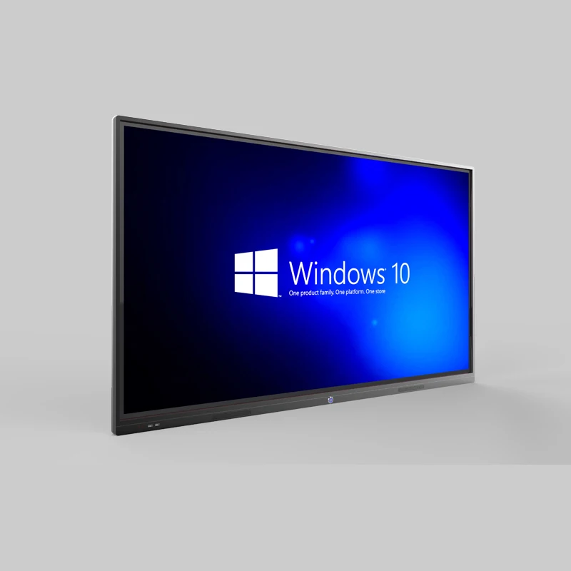 55/65/75/86/98 Inch Portable Interactive Smart Board LED Black Metal Smart Technology Smart Whiteboard Education ROHS I5 CPU