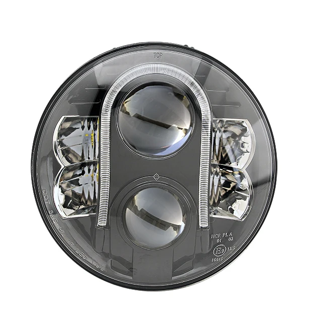 Tuff Plus 7 inch 40W/80W lo/hi beam led headlights DRl Led Light for motor jeep