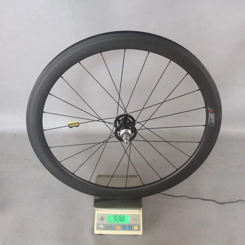 2021 NEW Light Weight Carbon Wheels 700*25C fixed gear Bike Carbon Fiber Wheelset Novatec A165SBT/A166SBT hub 50*25mm Tubeless