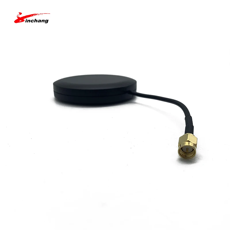 Customizable Outdoor 4G LTE Puck Antenna Adhesive/Magnet Mounting