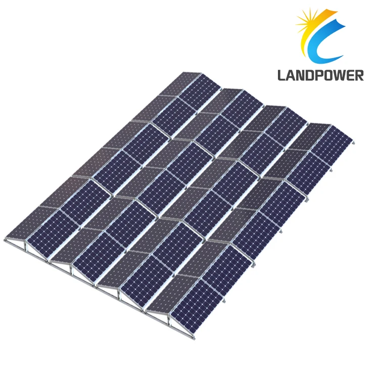 Aluminium Solar Panel Roof Mounts With Wind Deflector for Landscape Adjustable Solar Panel Flat Roof Mounting Energy System