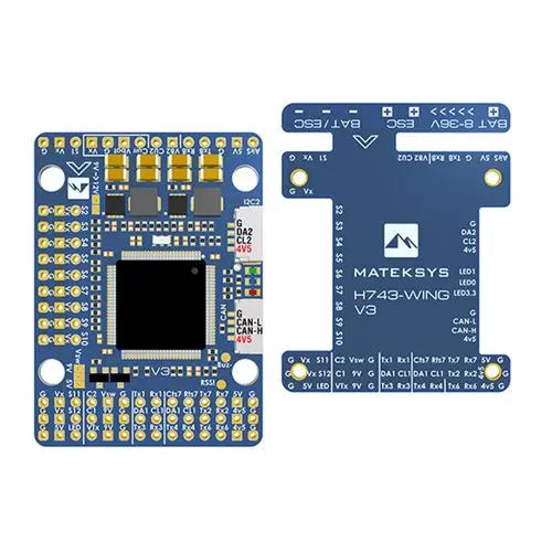 Контроллер полета MATEK H743-WING V3 ArduPilot INAV 3-8S H743 для радиоуправляемых летательных аппаратов с подвижным крылом 30 5 х30 мм