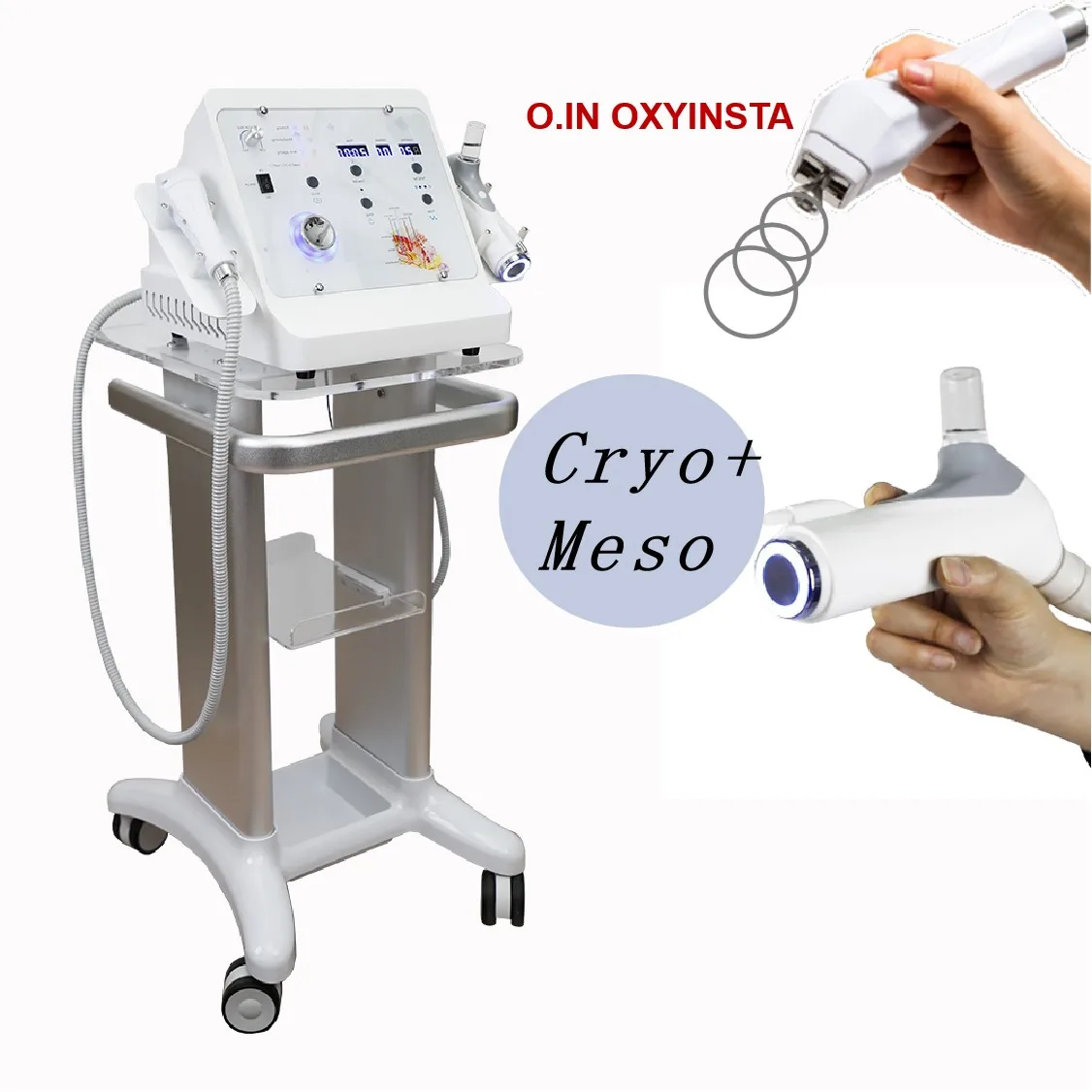 Hot sell  Cryo meso EMS Anti-aging Facial Muscle Stimulator Beauty Machine Skin Rejuvenation face lifting for face and eyes