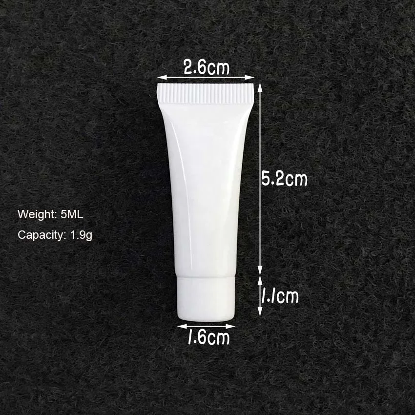 P-lan Stock High Quality Cosmetic PP Soft Tube Empty White Makeup Squeeze Face Cream Lotion Tube For Personal Care