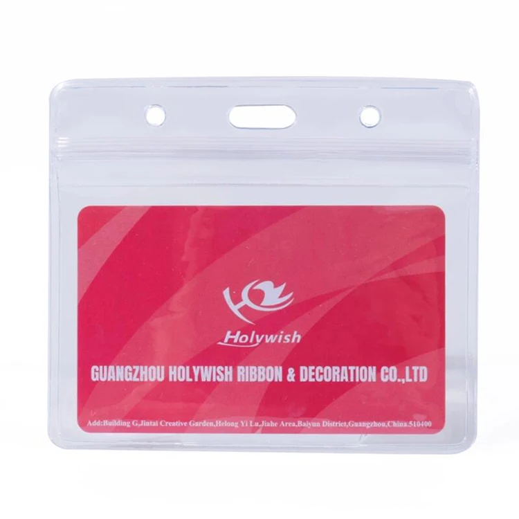 LOVECOLOUR High quality hard pvc id card holder visiting business card holder