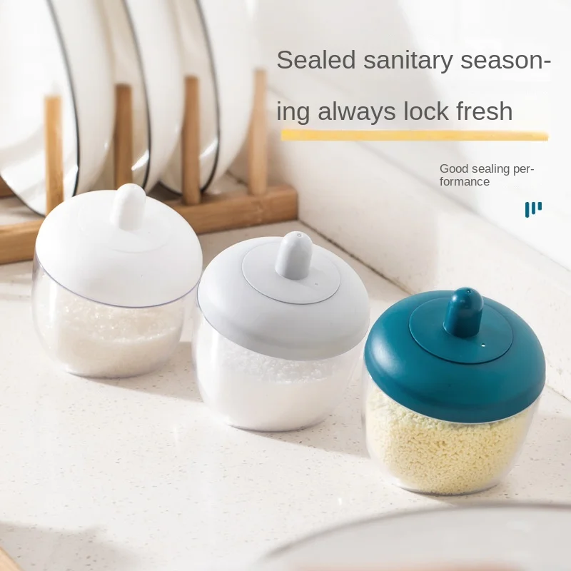 Wholesale Kitchen Pepper Powder Jar With Label Empty Salt Shaker Plastic Spice Bottle Jars For Packaging