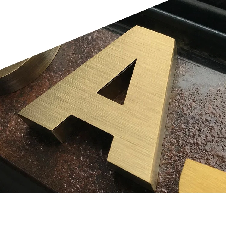 Dimensional Alphabet Custom Metal Signs Stainless Letters Makers