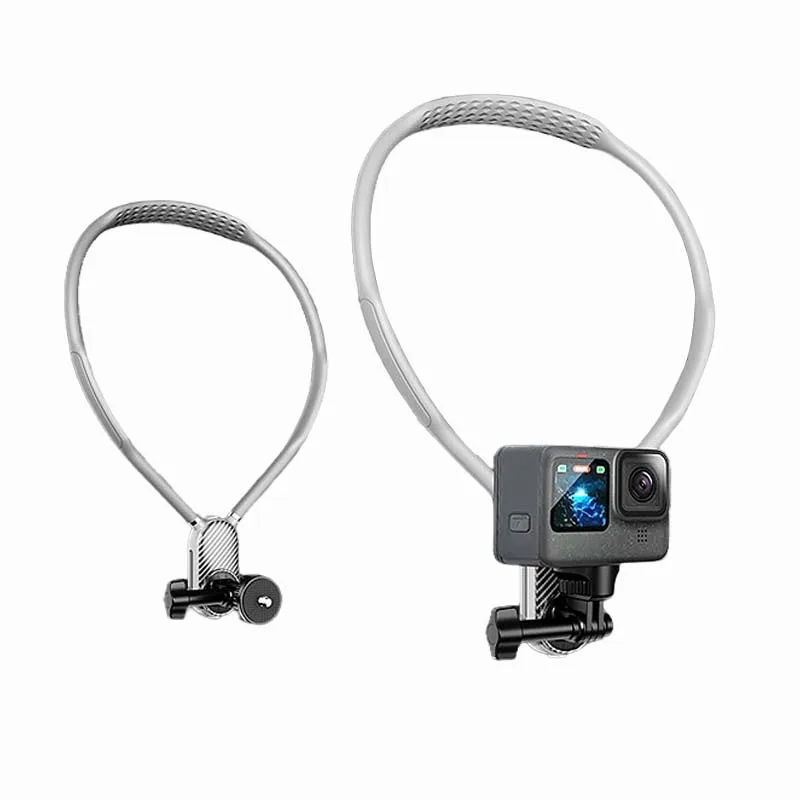 2024 Hands Free Lazy Neck Phone Stand Holder Wearable Smartphone Mount Bracket for Xiaomi Samsung Sony for GoPro Cam Accessory
