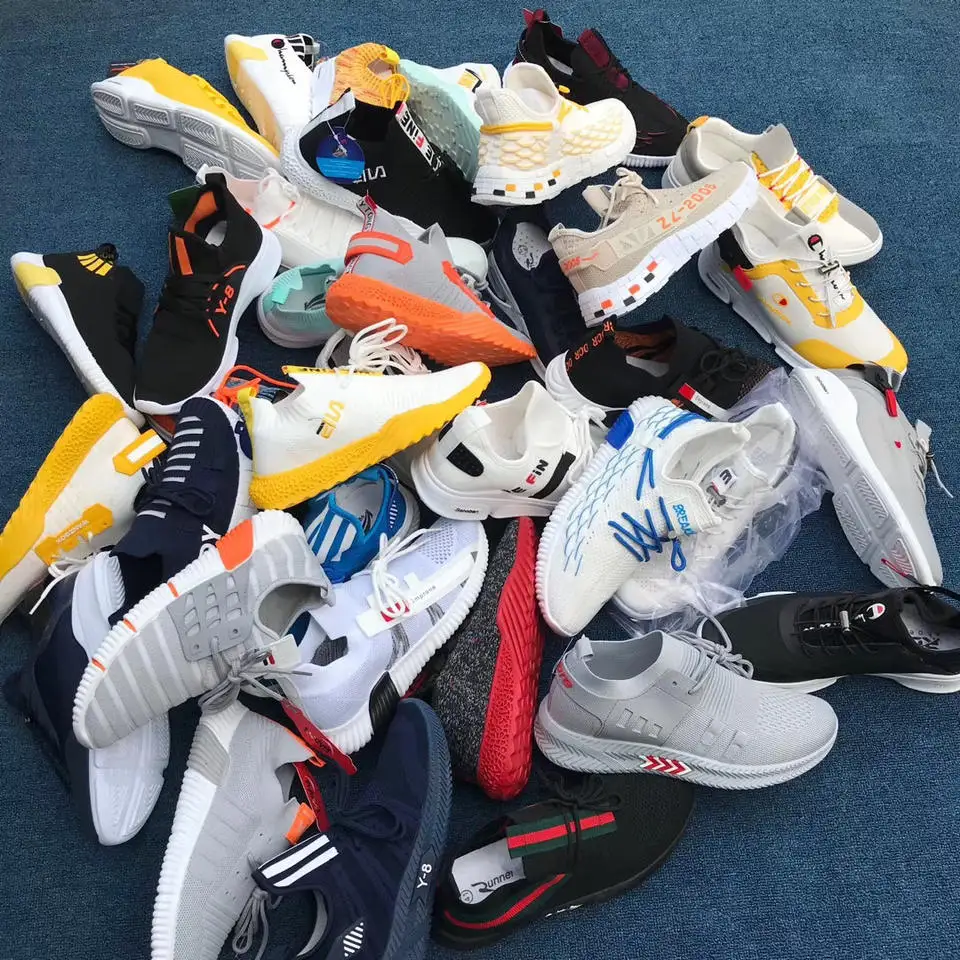 shoes stock sports sneakers New arrival fashion used shoes in bales branded original trendy