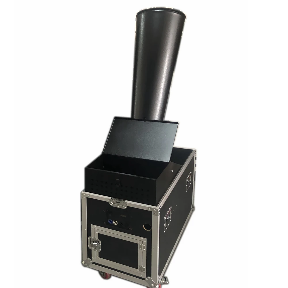 Большой электрического управления Co2 конфетти машина последние углерода цветная бумага Колонка сценический эффект радуги Cannon