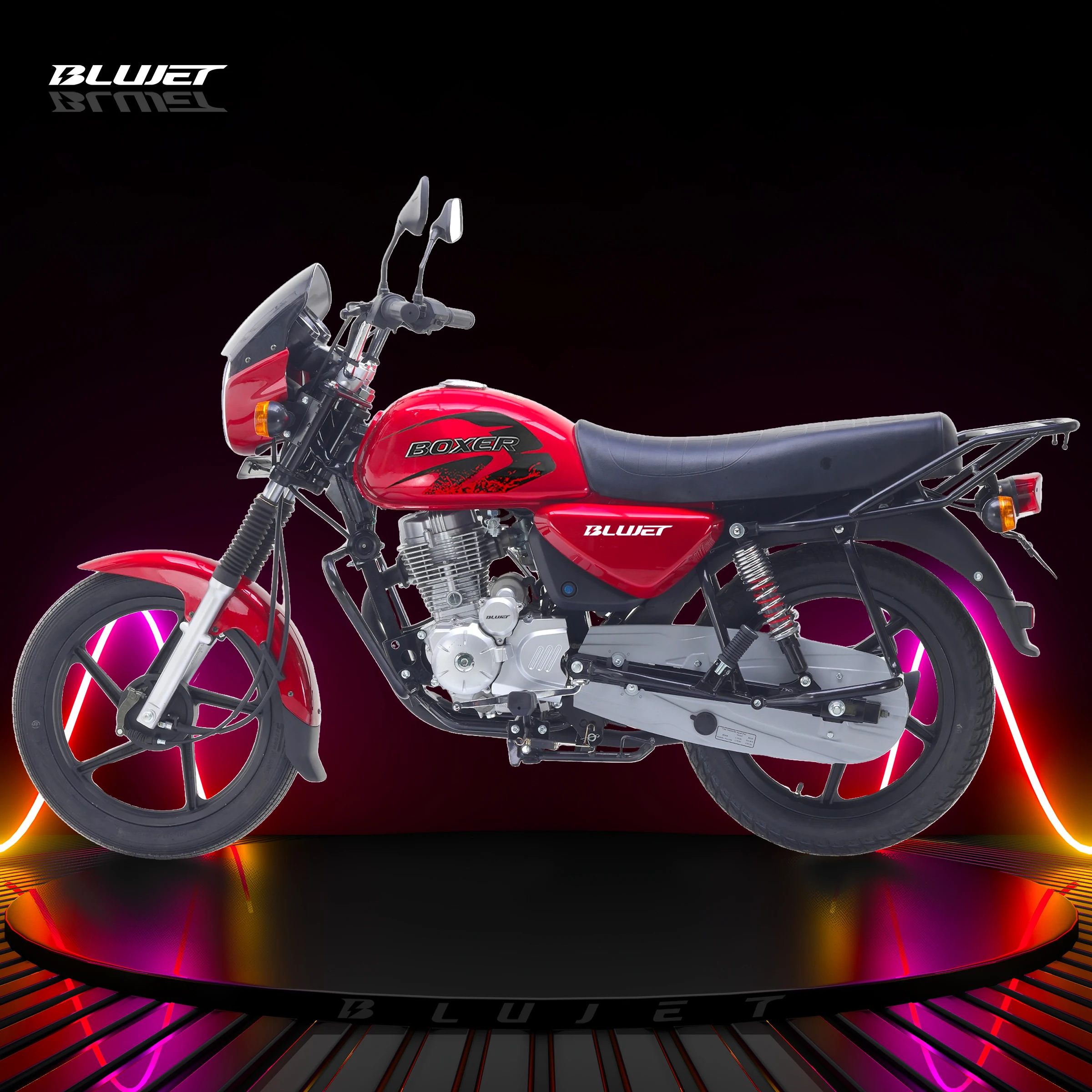 Boxer model Popular 100CC 110cc 150CC model motor bike petrol street as Indian Bajaj motorcycle for sale in africa bolivia iraq