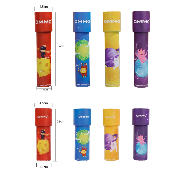 Customized Waterproof Cylinder Craft Surface Film Paper Printing Classic Childhood Kaleidoscope Toy for Kids