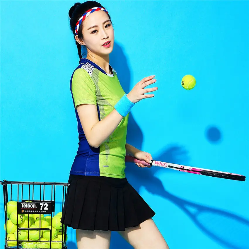 tennis sublimation printing sweat-absorbent breathable and quick-drying tennis sweatshirt badminton sports wear volleyball suit