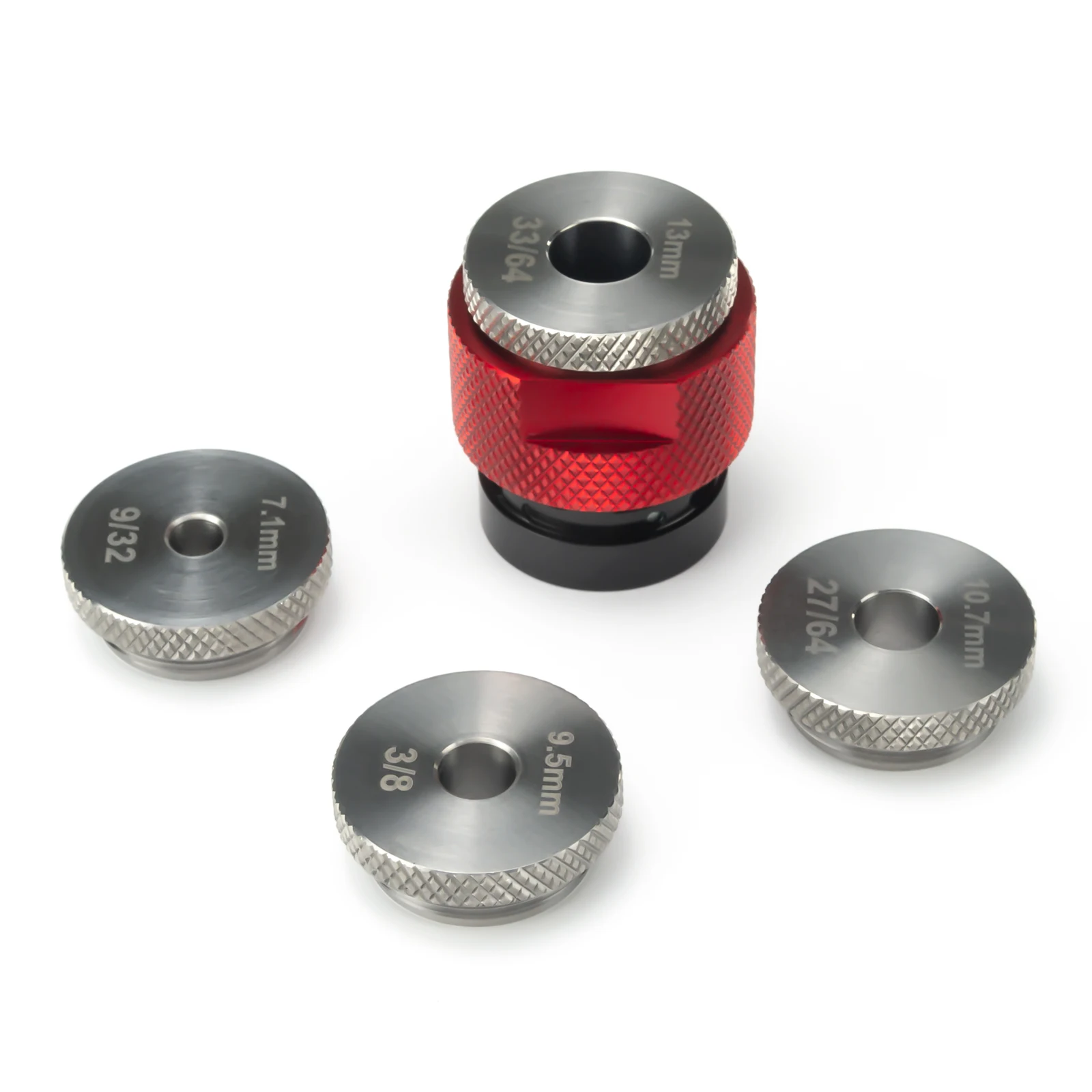 Baffle Cone Cups Guide Drill Jig for 1.1875x24 Modular Tube Fuel Filter Hybrid 1-3/16x24 Thread MST Napa 4003 .22 Trap