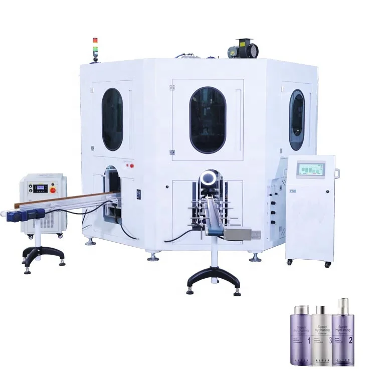 Full Servo Automatic Bottle Silk Screen Printing Machine for Round & Flat Bottle