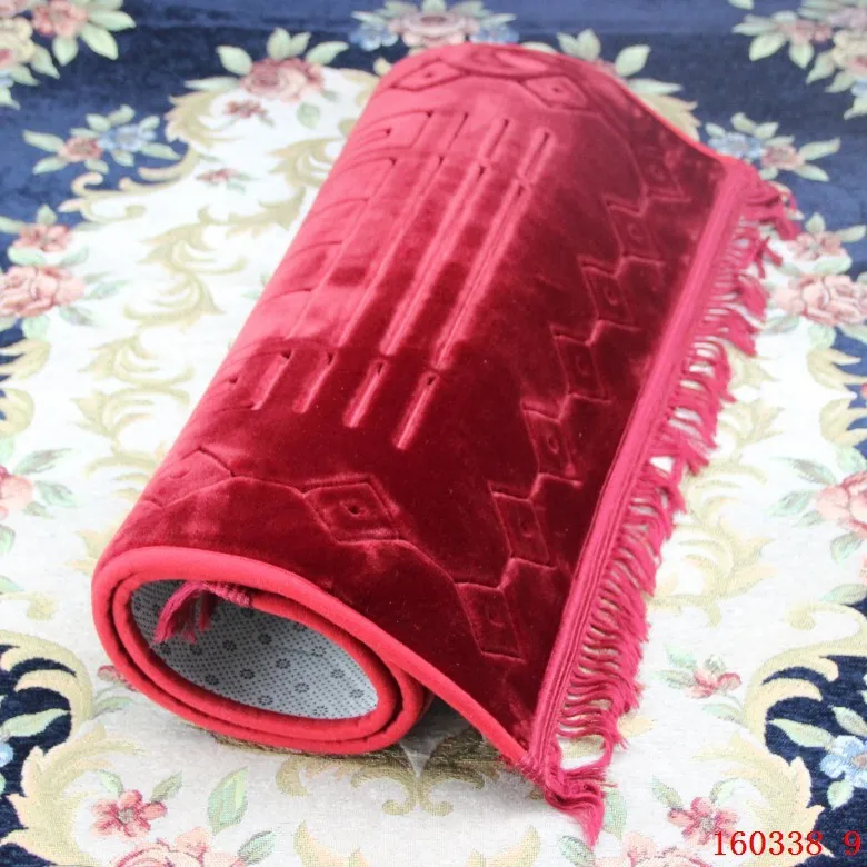 Panic Buying Prayer Rug Islam Prayer Rugs Mosque Carpet Foldable Islamic Prayer Carpet Roll