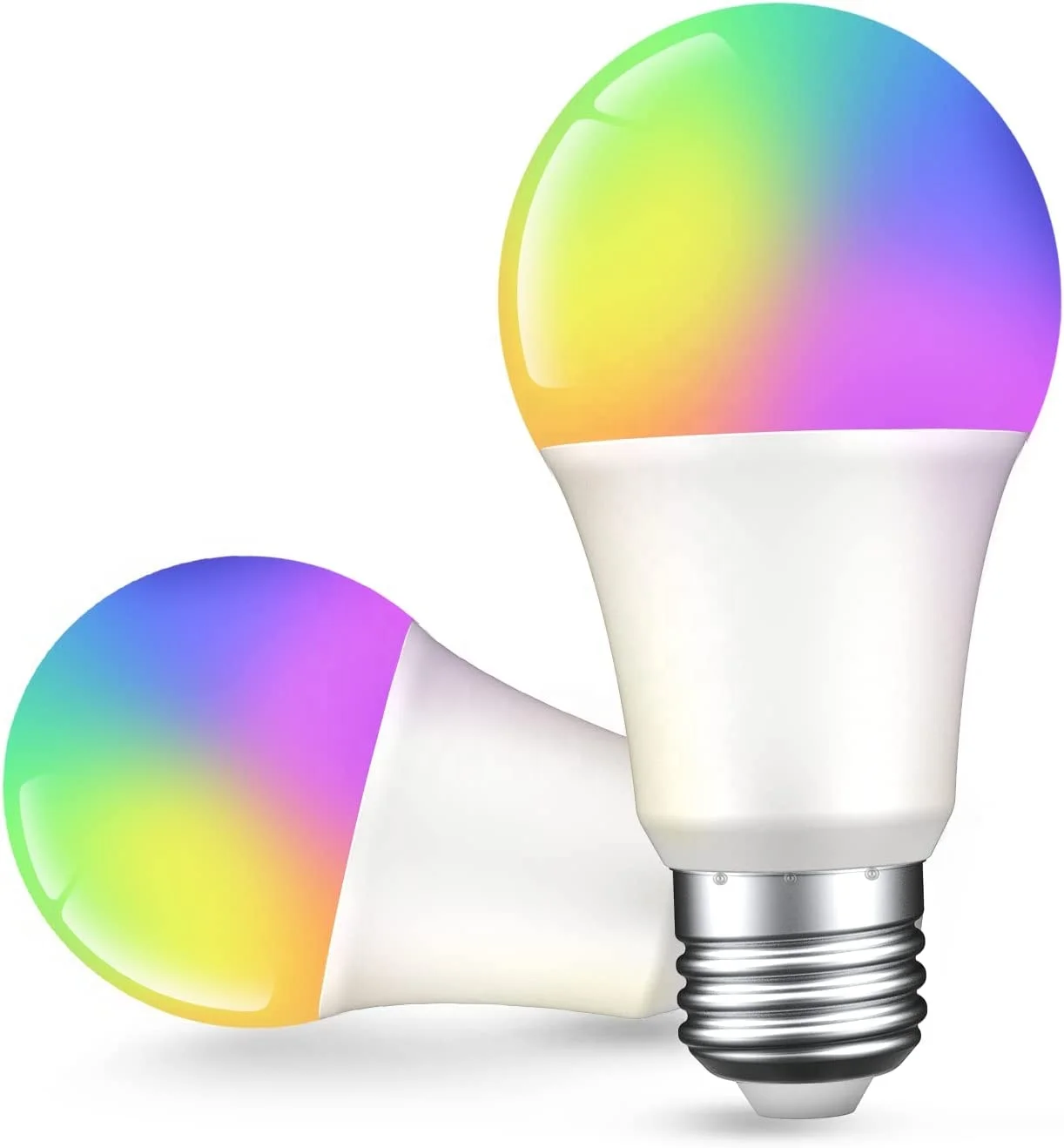 Умная лампа с дистанционным управлением RGB Wifi 9 Вт E27 E26 B22 A60 светодиодная умная