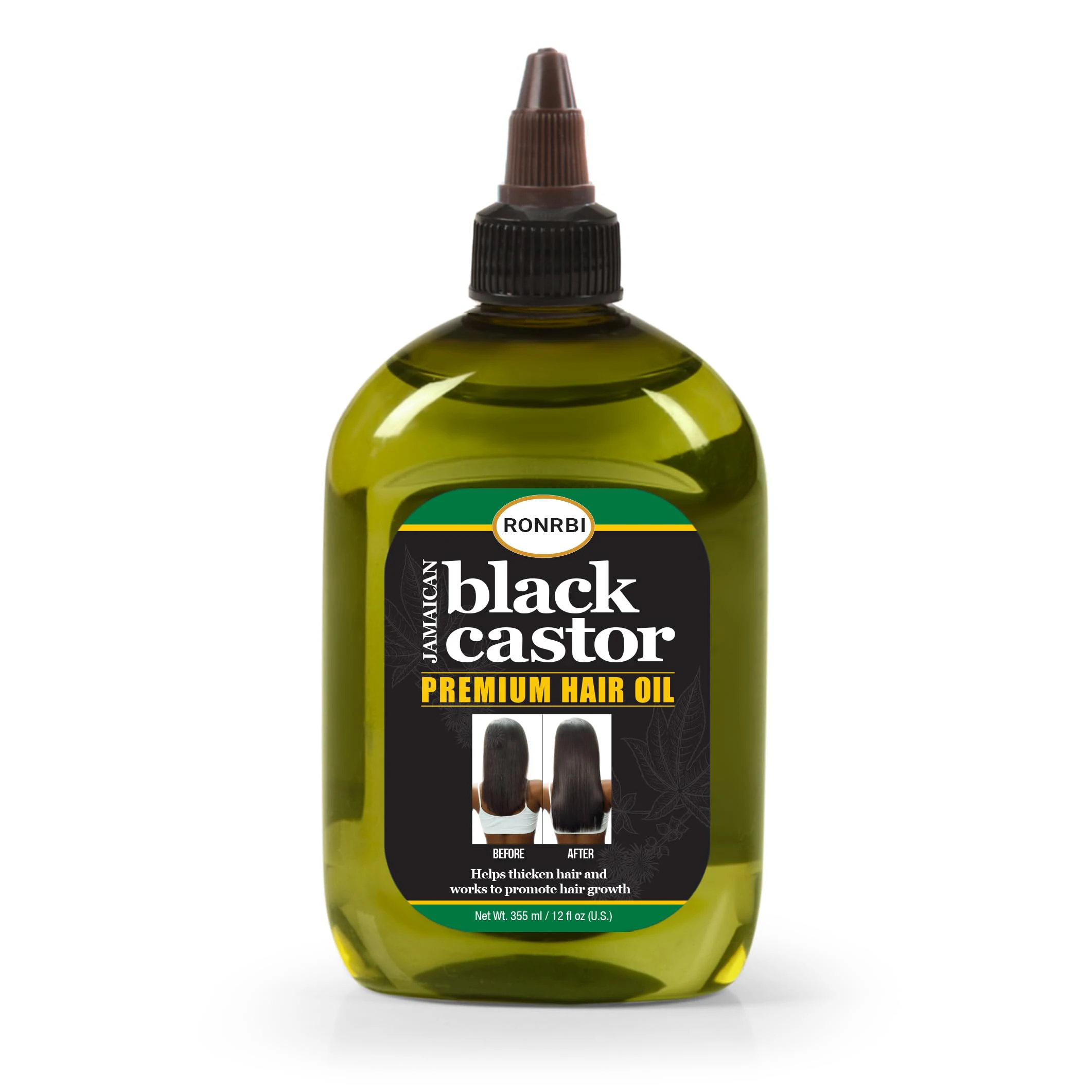 100% Pure Natural Nourish Hair Skin & Nails Premium Hair Growth Organic Jamaican Black Castor Oil
