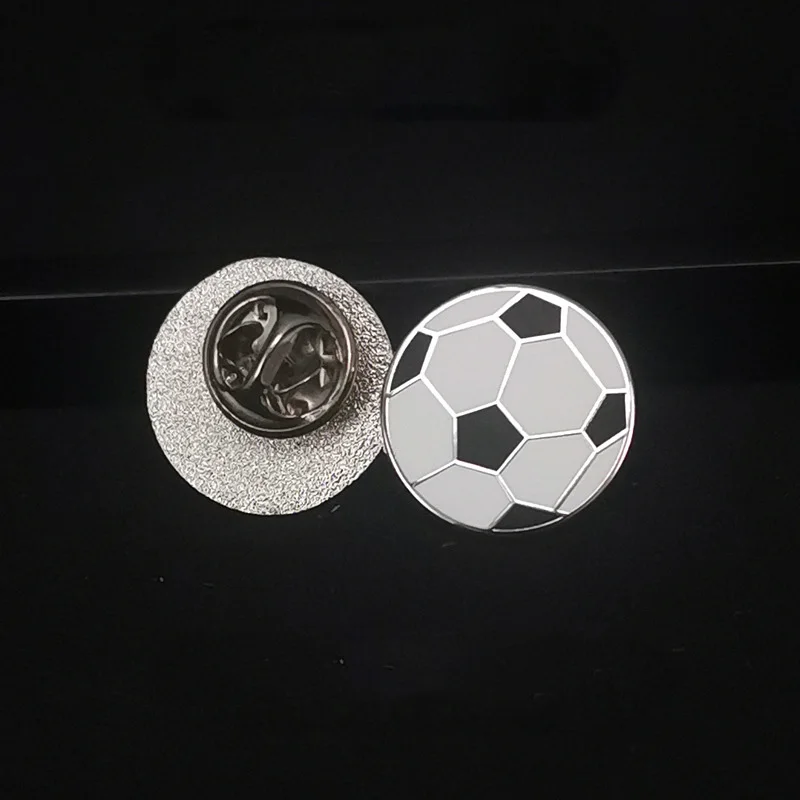Football Basketball Metal Badge Badminton Alloy Hard Enamel Pin With  Plated Decorative Bag Butterfly Hat Sports Series Badge