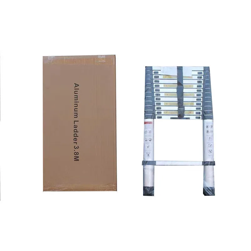 EN131 approved 3.8m escalera plegable de aluminio portable werner ladder extension telescopic aluminium ladders