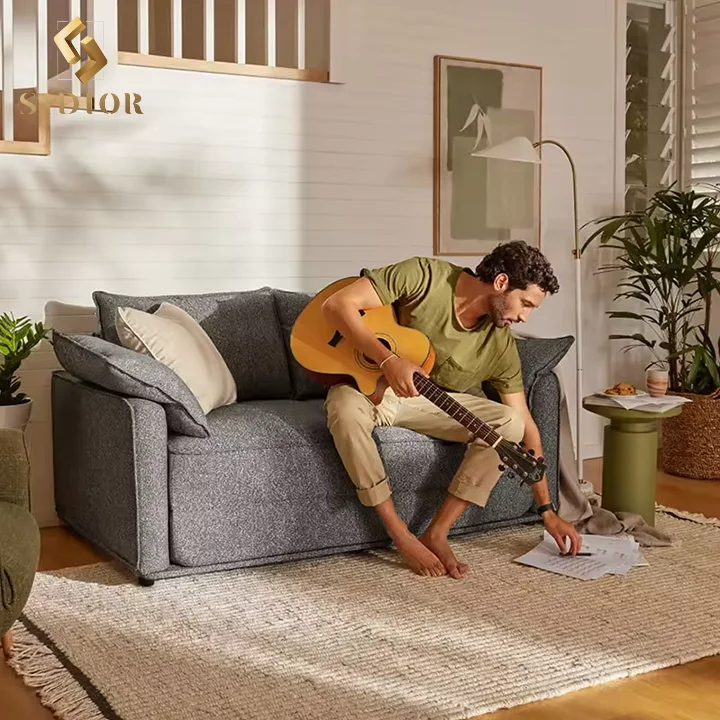 Grey compressed sofa set furnituresofa bed couch in box compress vacuum compression sofa chair