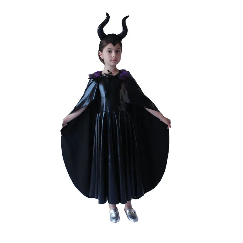 Halloween Costumes Europe and the United States Children Black Witch Sleeping Spell cosplay costumes cosplay costumes