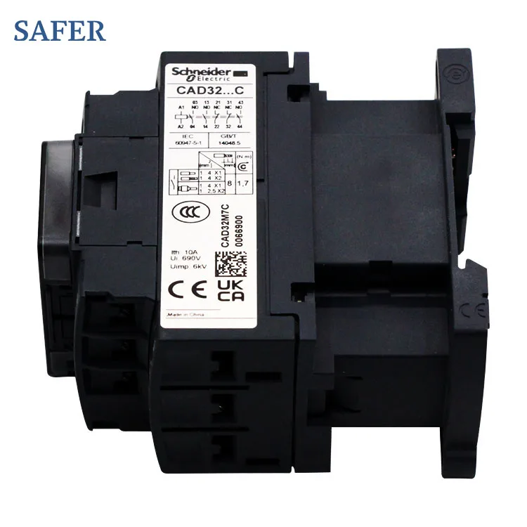 Реле управления серией S-chneider TeSys Deca 5NO CAD50--C 24V-415V 50/60Hz стандартный винтовой зажим CAD50B7C - CAD50N7C