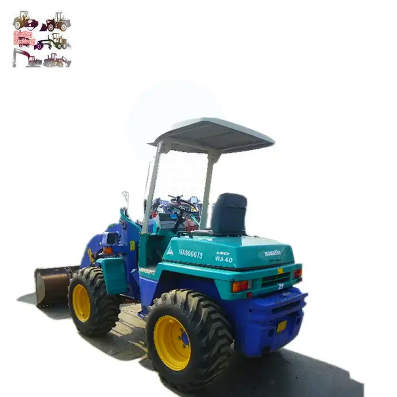Колёсный погрузчик Komatsu WA40 фронтальный 40 Подержанный komatsu 380 320 100 470 погрузчики