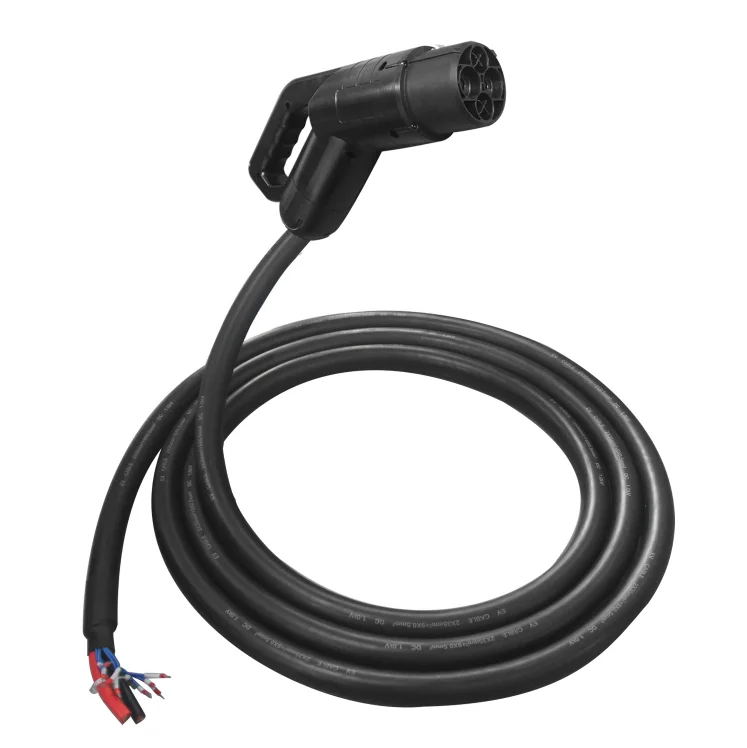 CHAdeMO charging plug 125A electric car charger plug for Japanese car DC fast ev charging handle Zencar ev connector