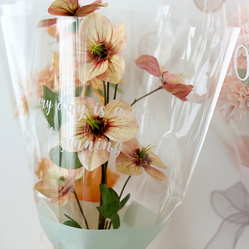 Лидер продаж недорогой Водонепроницаемый Цветочный пластиковый бумажный цветочный рукав для