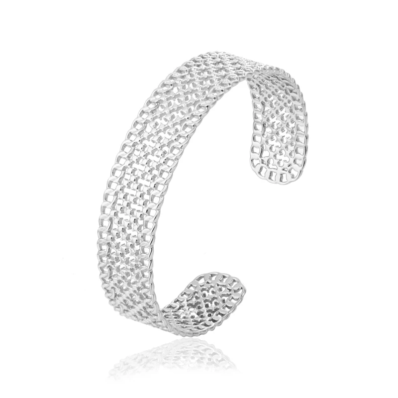 Low Moq Dropshipping Most Popular love bangle Stainless Steel Jewelry Two Colors Charm Bracelet Bangle for Women