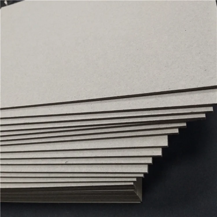 Supply Manufacturer of paper mills in china 1.5mm 2.0mm gray cardboard