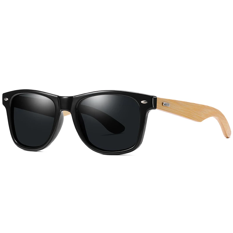 KDEAM 2020 Fashionable Custom Logo Bamboo Wood Sunglasses Sun Glasses Design Your Own Unisex Polarized Gafas De Sol UV400