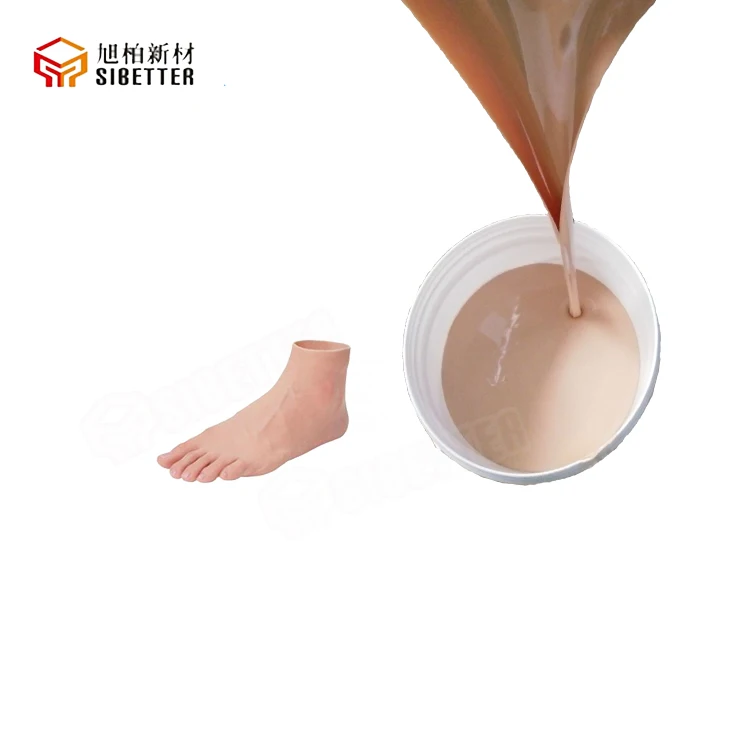 Skin Safe Grade RTV 2 Silicone Rubber for Prosthetic Foot