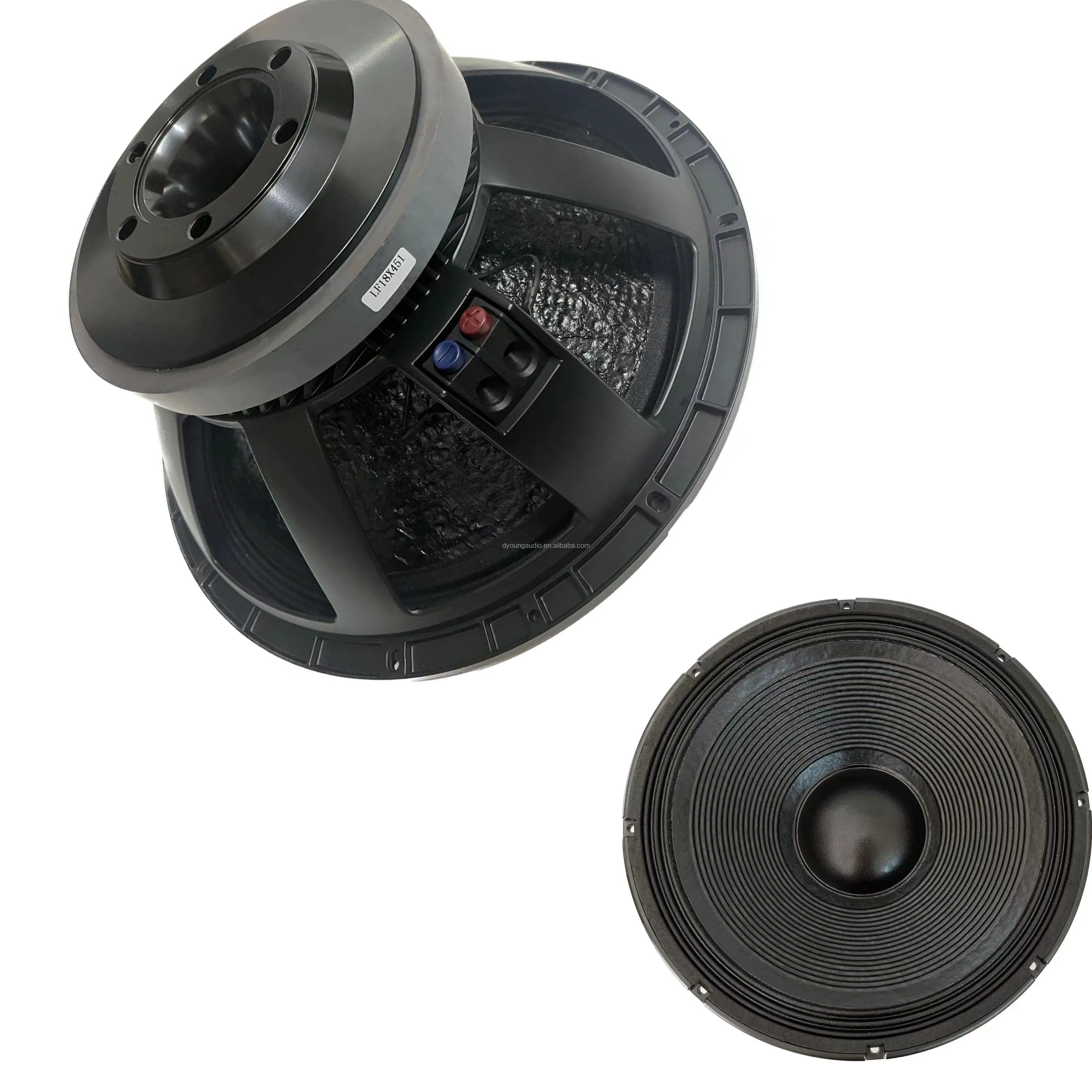 dual 18 inch box pro audio dj sound system 2000w  subwoofer loudspeaker LF18X451 speaker