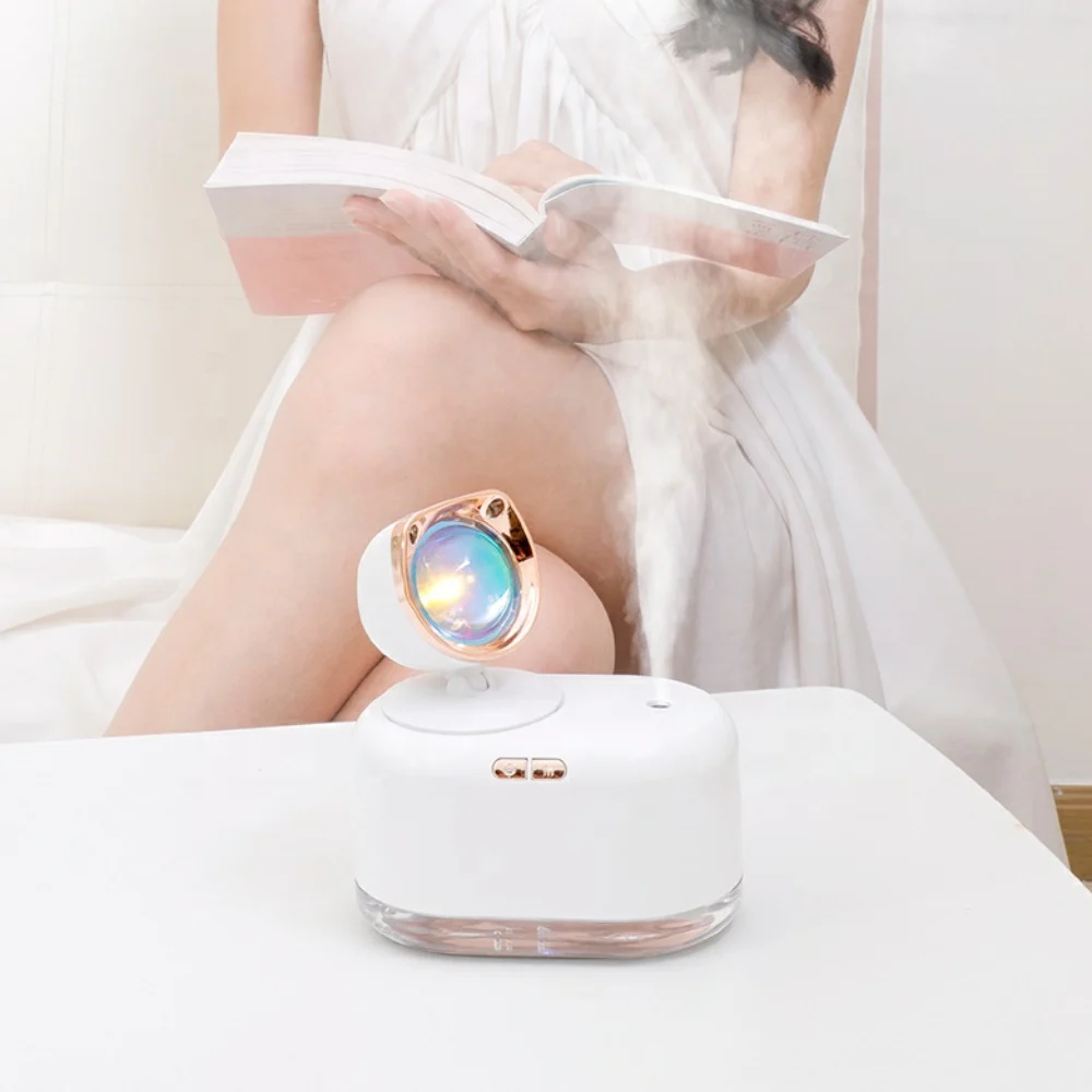 Портативный беспроводной Электрический автоматический светильник для фотосъемки проекционная лампа С закатом миниатюрный распылитель тумана увлажнитель