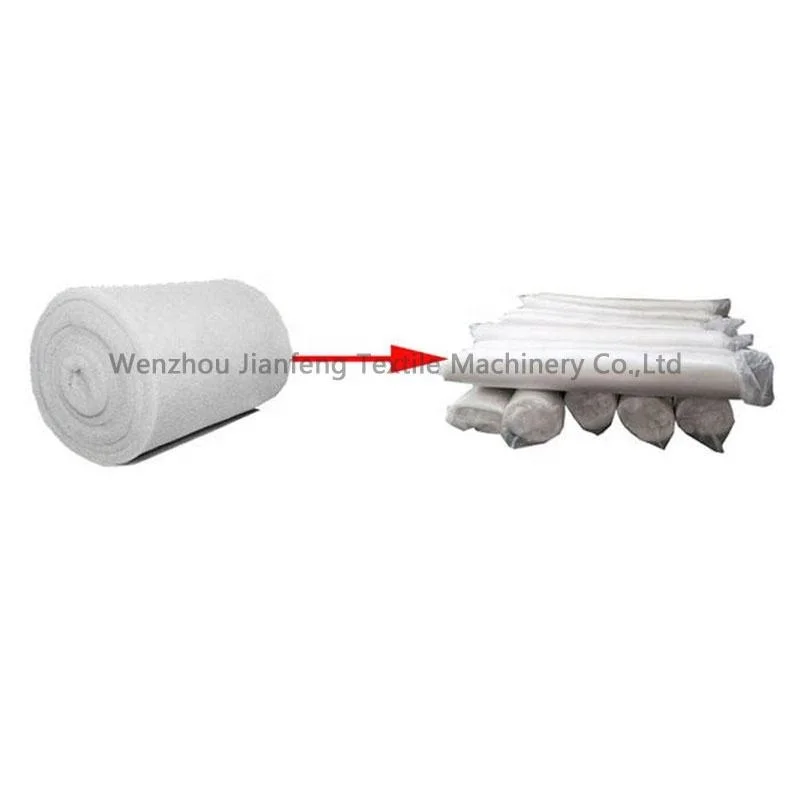 Soft wadding roll air evacuation compress packing machine