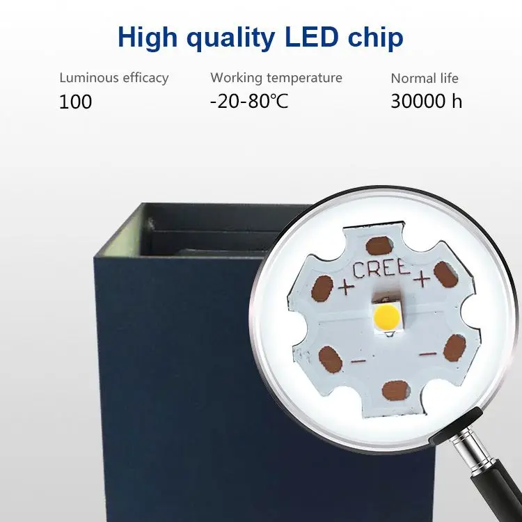 Современный дизайн ворот светодиодный водонепроницаемый наружный куб черный настенный светильник