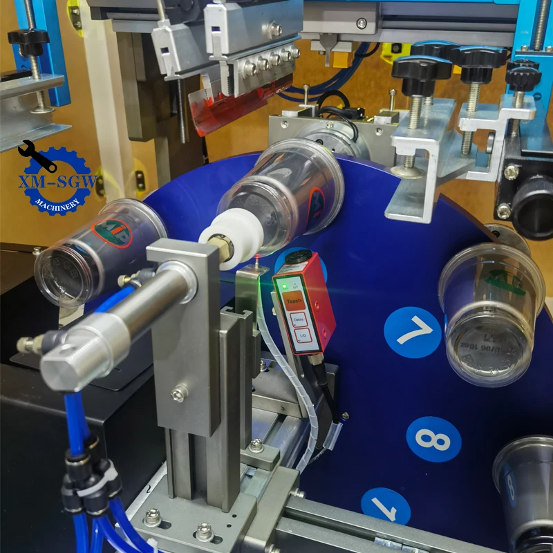 Automatic Coffee Cup Printing Machine Paper Cup Silk Screen Printing Machine Plastic Bottles Printer Multi Colour Bottle Printer