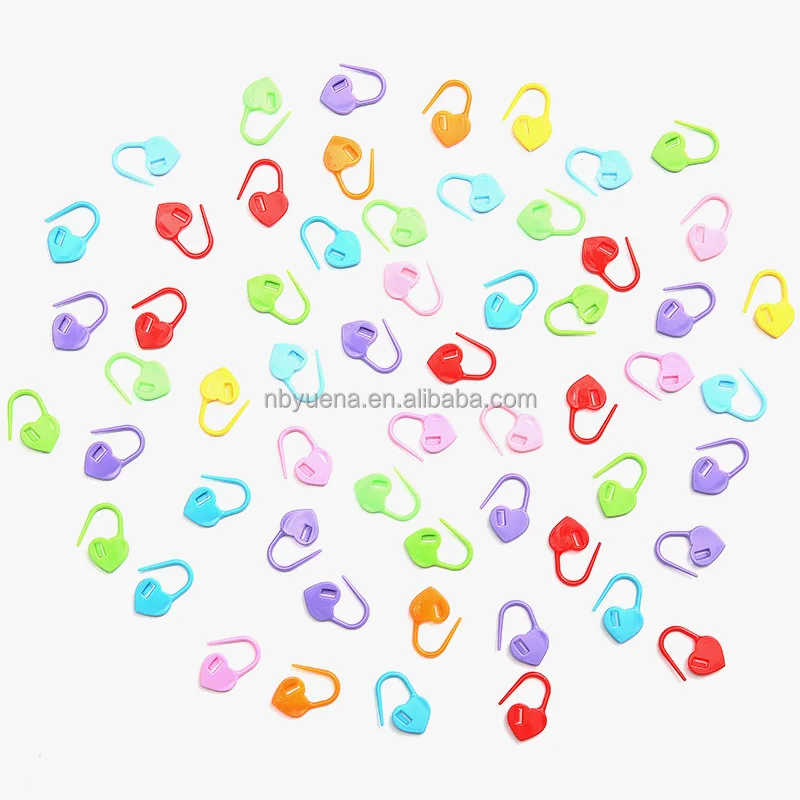 ANA mom Multicolor Plastic Small Stitch Markers 20 PCS In Blister Card