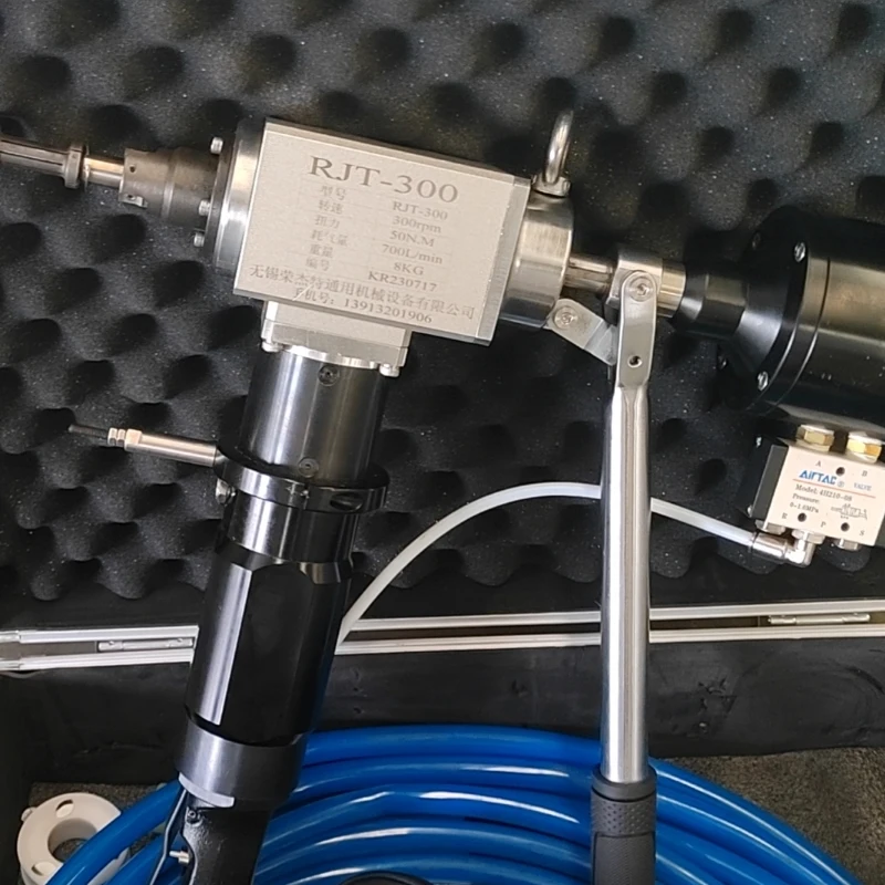 The Mongoose is a torque free beveling machine for power station Heat Exchanger Tube Pipe Facing Beveling And Removing Machine