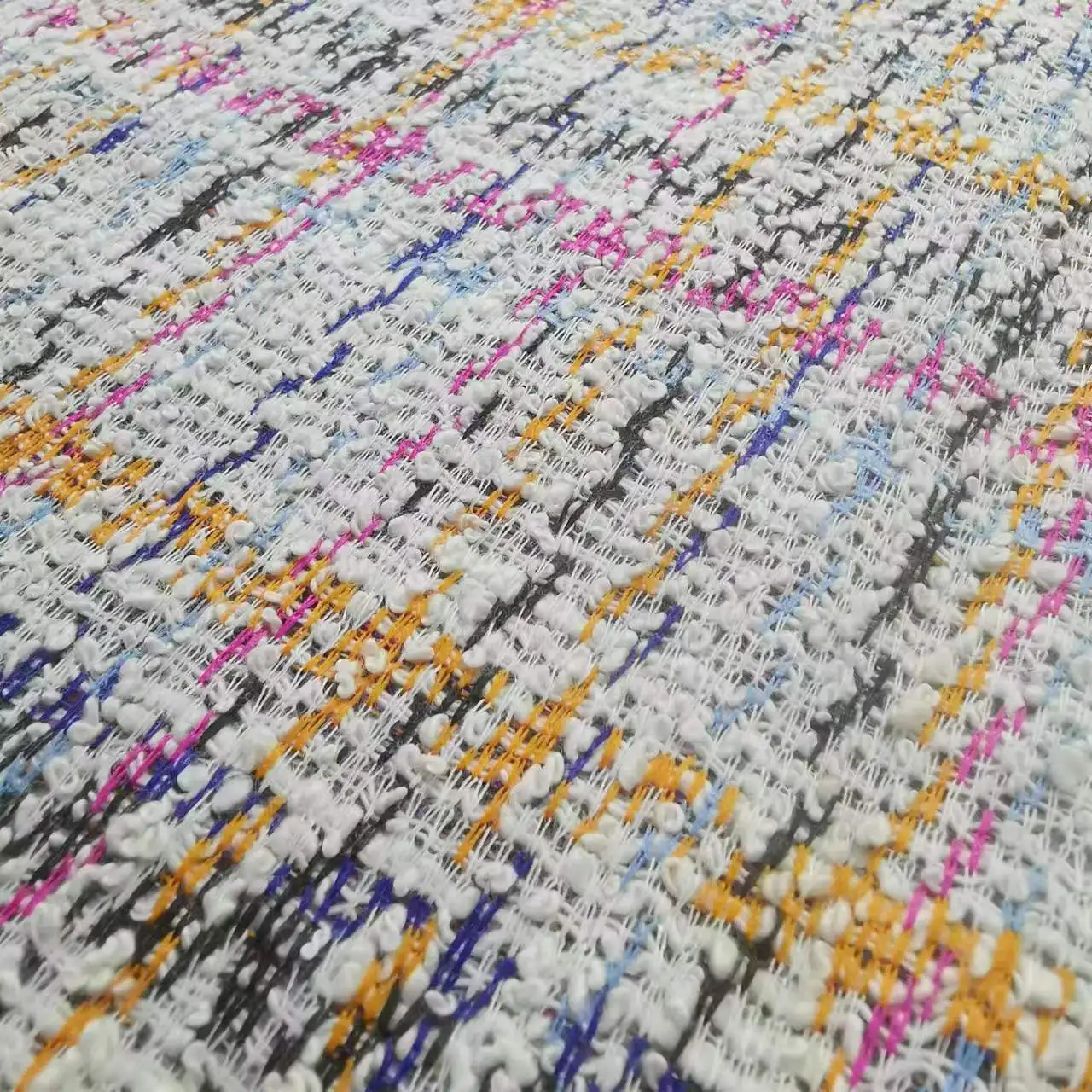 Customize Cotton Linen Poly Blended Solid Yarn Dyed Jacquard Fabric for Garment Pant Skirt OCS European Flax