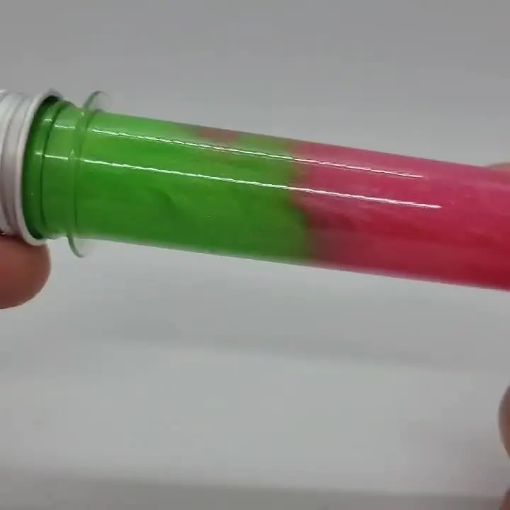 Funny Low boron colorful Circular tube nasal mucus glue Crystal mud putty playdough slime test tube slime for kids