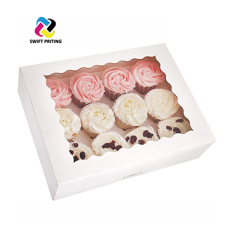 custom mini cupcake box and packaging