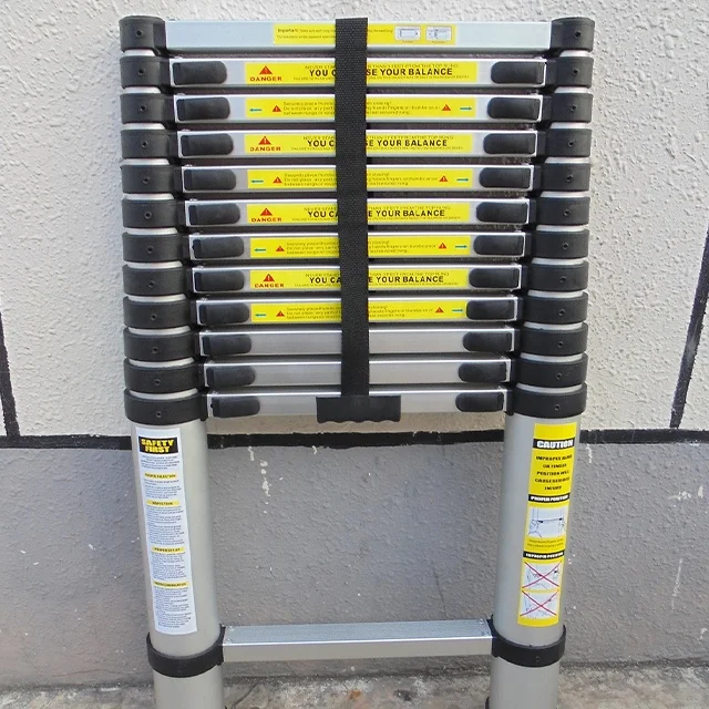 3.8m Aluminium Telescopic Step Ladder with EN131 approval