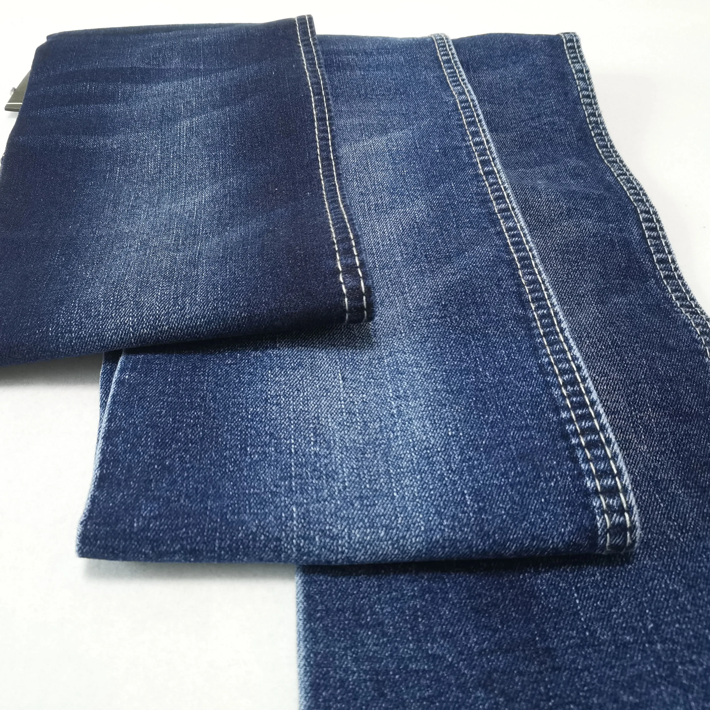 98.5%cotton 1.5%spandex comfort stretch warp slub denim jeans fabric