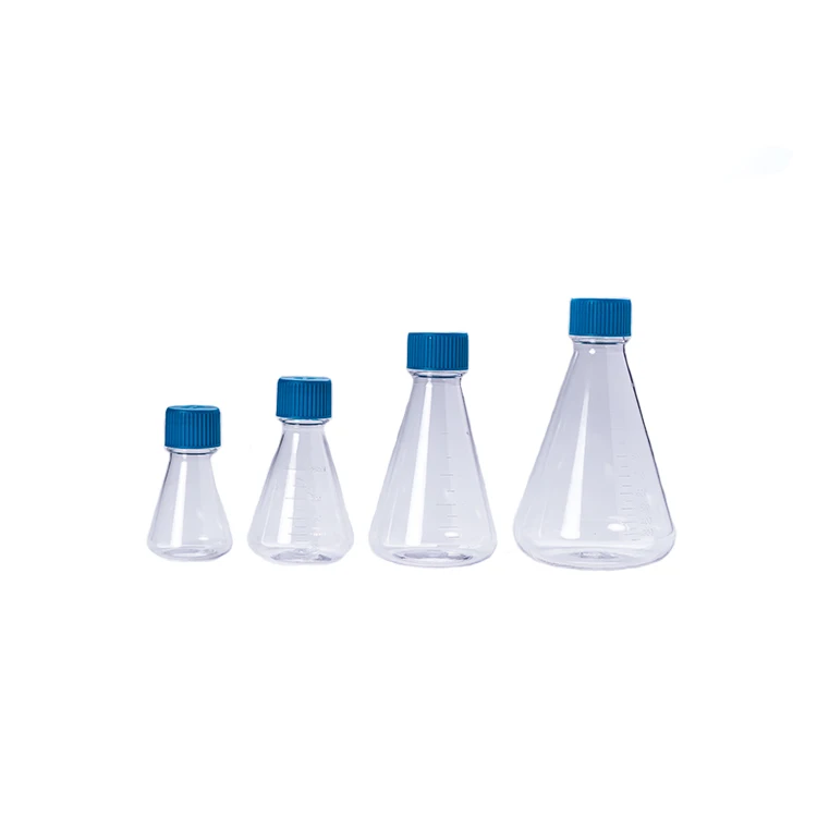 ETest Bottle Triangle Conical Breathable Cover Culture Cell Shake Flask