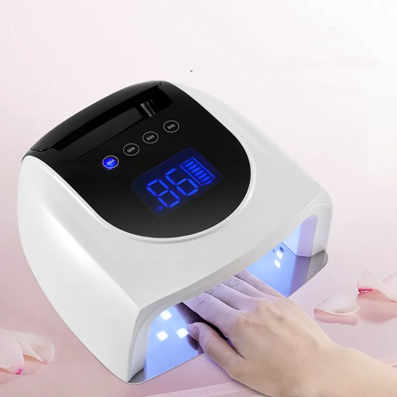 X30 60W Big Screen Wireless 15600mAh UV Led Rechargeable Nail Dryer Lamp Portable Cordless UV LED Nail Lamp